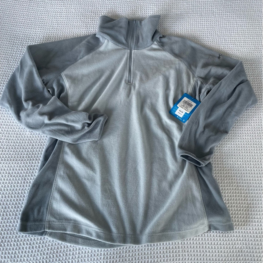NWT Columbia Lightweight Fleece Quarter-zip Pullover